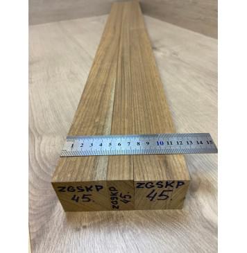 Овенгкол заготовка сквозного грифа гитары Радиал АА 51х(47-23-47)х1050 мм из 3х частей-9