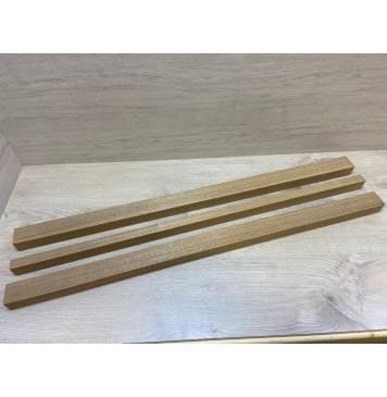 Овенгкол заготовка сквозного грифа гитары Радиал АА 38х(49-25.5х49)х1010 мм из 3х частей-0