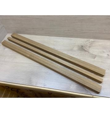 Овенгкол заготовка сквозного грифа гитары Радиал АА 38х(49-25.5х49)х1010 мм из 3х частей-3