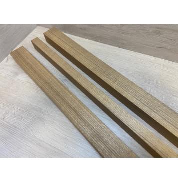 Овенгкол заготовка сквозного грифа гитары Радиал АА 38х(49-25.5х49)х1010 мм из 3х частей-10