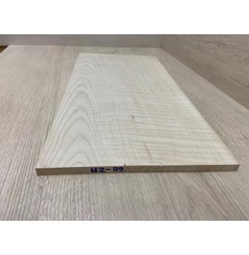 Клён Белый Явор, Волнистый Универсальная заготовка Смешанный АА Волна АА 10х240х490 мм-1