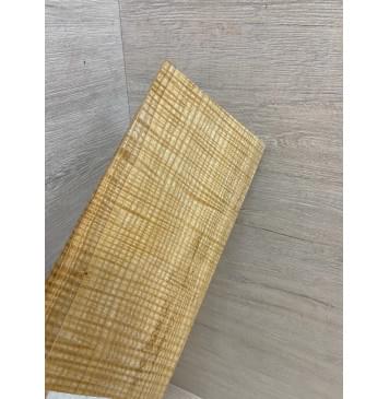 Ясень Белый Волнистый заготовка накладки на головку грифа Радиал ААА Волна ААА 8.5х112х260 мм-4