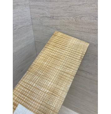 Ясень Белый Волнистый заготовка накладки на головку грифа Радиал ААА Волна ААА 7.5х110х250 мм-5