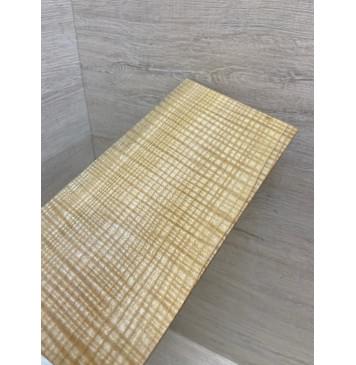 Ясень Белый Волнистый заготовка накладки на головку грифа Радиал ААА Волна ААА 7.5х110х250 мм-4