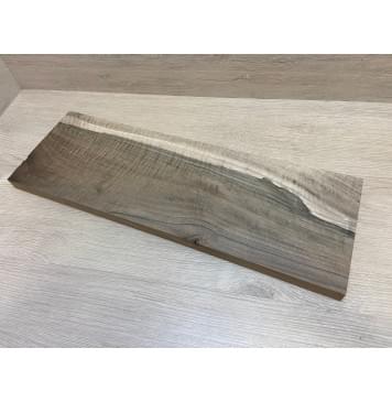 Орех Грецкий Волнистый Заболонь заготовка на топ Смешанный АА Волна АА 22х175х525 мм - 1шт. (под распил) АКЦИЯ-7