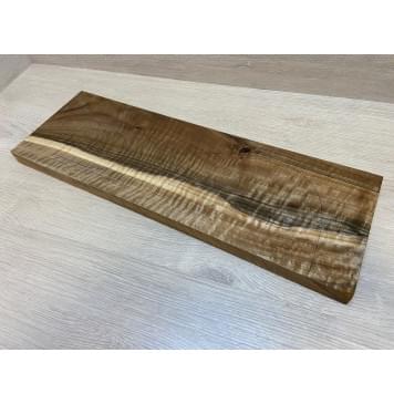 Орех Грецкий Волнистый Заболонь заготовка на топ Смешанный АА Волна АА 22х175х525 мм - 1шт. (под распил) АКЦИЯ-9