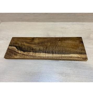 Орех Грецкий Волнистый Заболонь заготовка на топ Смешанный АА Волна АА 22х175х525 мм - 1шт. (под распил) АКЦИЯ-10