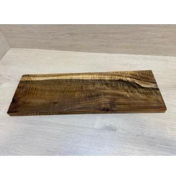 Орех Грецкий Волнистый Заболонь заготовка на топ Смешанный АА Волна АА 22х175х525 мм - 1шт. (под распил) АКЦИЯ-0