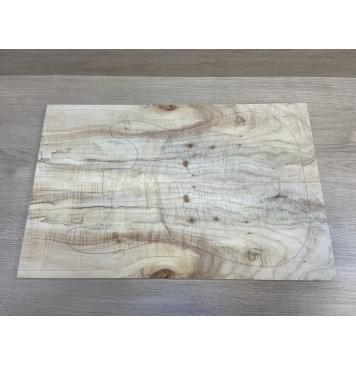 Клён Американский Волнистый заготовка на топ Смешанный А Волна ААА 16х180х565 мм - 2 шт. (книжкой) АКЦИЯ-3