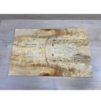 Клён Американский Волнистый заготовка на топ Смешанный А Волна ААА 16х180х565 мм - 2 шт. (книжкой) АКЦИЯ-0