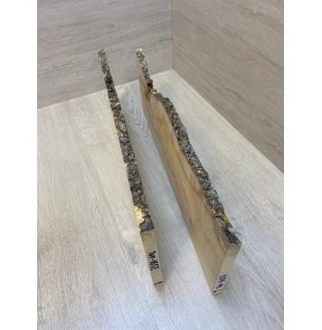 Клён Американский Каповый заготовка на топ Смешанный АА Кап АА 14х197х520 мм - 2 шт. (книжкой) АКЦИЯ-6