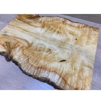 Клён Американский Каповый заготовка на топ Смешанный АА Кап АА 14х197х520 мм - 2 шт. (книжкой) АКЦИЯ-9