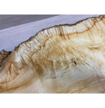 Клён Американский Каповый заготовка на топ Смешанный АА Кап АА 14х197х520 мм - 2 шт. (книжкой) АКЦИЯ-10