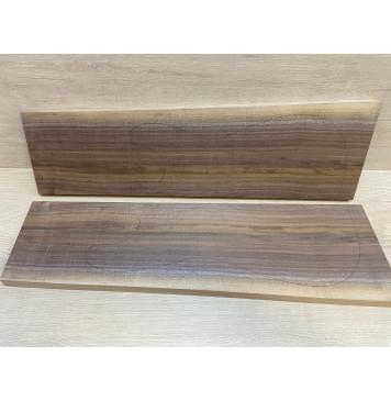 Орех Американский Заболонь заготовка на топ Радиал АА 18х185-152х605 мм - 2 шт (книжкой) АКЦИЯ-4