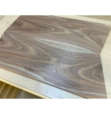 Орех Американский Заболонь заготовка на топ Тангент ААА 21х227х625-600 мм 2 шт (книжкой) АКЦИЯ-1