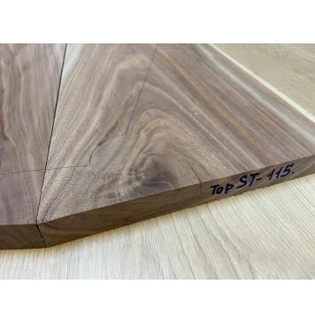 Орех Американский Заболонь заготовка на топ Тангент ААА 21х227х625-600 мм 2 шт (книжкой) АКЦИЯ-5