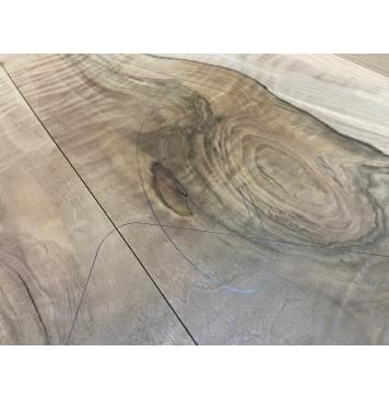 Орех Грецкий Волнистый Заболонь заготовка на топ Смешанный АА Волна А 12х230-175х620-560 мм - 2 шт. (книжкой) Уценка-трещина-4