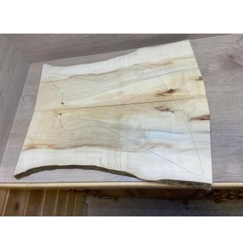 Клён Американский заготовка на топ Смешанный А 26х267-210-250х660-650 мм - 2шт (книжкой) АКЦИЯ-0