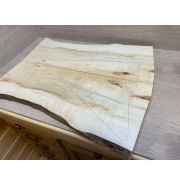 Клён Американский заготовка на топ Смешанный А 26х267-210-250х660-650 мм - 2шт (книжкой) АКЦИЯ-1