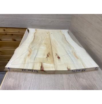 Клён Американский заготовка на топ Смешанный А 26х267-210-250х660-650 мм - 2шт (книжкой) АКЦИЯ-2