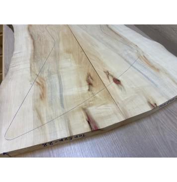 Клён Американский заготовка на топ Смешанный А 26х267-210-250х660-650 мм - 2шт (книжкой) АКЦИЯ-3