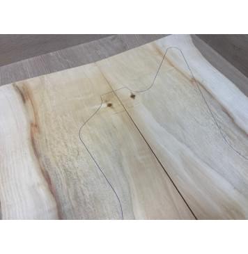 Клён Американский заготовка на топ Смешанный А 26х267-210-250х660-650 мм - 2шт (книжкой) АКЦИЯ-4