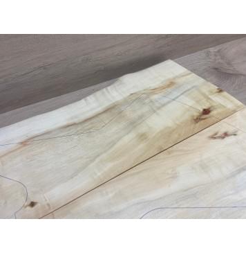 Клён Американский заготовка на топ Смешанный А 26х267-210-250х660-650 мм - 2шт (книжкой) АКЦИЯ-5