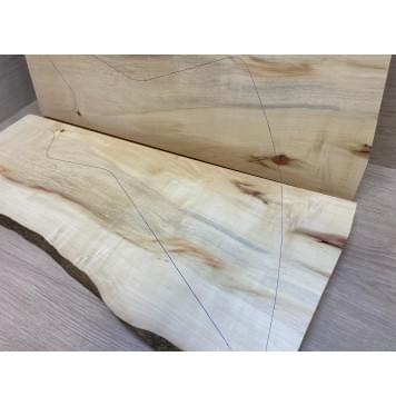 Клён Американский заготовка на топ Смешанный А 26х267-210-250х660-650 мм - 2шт (книжкой) АКЦИЯ-11