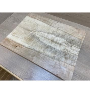 Клён Американский Волнистый заготовка на топ Смешанный А Волна АА 19х195х500 мм - 2 шт. (книжкой) АКЦИЯ-4