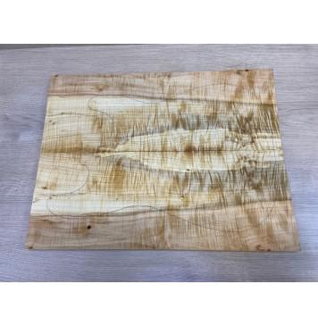 Клён Американский Волнистый заготовка на топ Смешанный А Волна АА 19х195х500 мм - 2 шт. (книжкой) АКЦИЯ-0