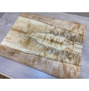 Клён Американский Волнистый заготовка на топ Смешанный А Волна АА 19х195х500 мм - 2 шт. (книжкой) АКЦИЯ-14