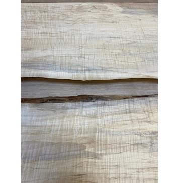 Клён Американский Волнистый заготовка на топ Смешанный ААА Волна АА 20х220-210х530 мм - 2 шт. (книжкой) АКЦИЯ-3