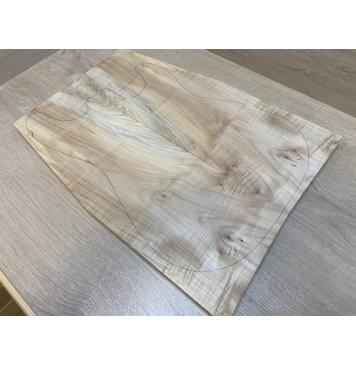 Клён Американский заготовка на топ Смешанный А 18х176-140х475 мм - 2 шт. (книжкой) АКЦИЯ-8