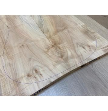 Клён Американский заготовка на топ Смешанный А 18х176-140х475 мм - 2 шт. (книжкой) АКЦИЯ-4