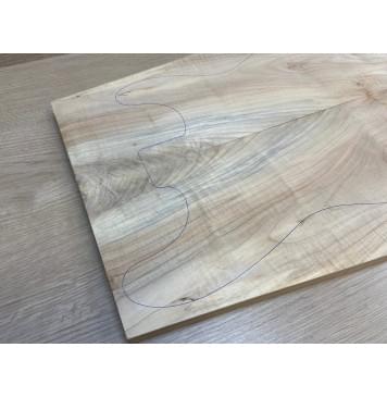 Клён Американский заготовка на топ Смешанный А 18х176-140х475 мм - 2 шт. (книжкой) АКЦИЯ-5