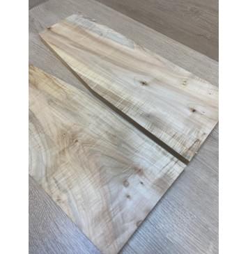 Клён Американский заготовка на топ Смешанный А 18х176-140х475 мм - 2 шт. (книжкой) АКЦИЯ-9