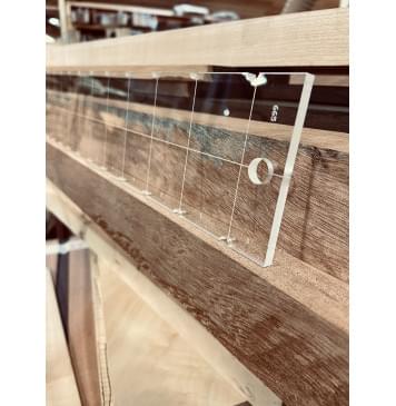 665мм - 24 лада, ширина 40мм, 70мм, мензурный разметочный шаблон 665мм - 24 лада, ширина 40мм, 70мм, мензурный разметочный шаблон-0