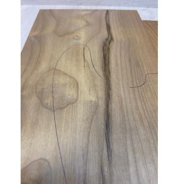 Клён Печёный 180 гр заготовка корпуса Тангент А 42.5х190-185х585-550 мм (2шт)-3