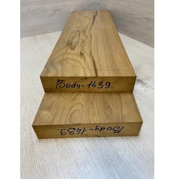 Клён Печёный 180 гр заготовка корпуса Тангент А 42.5х190-185х585-550 мм (2шт)-8