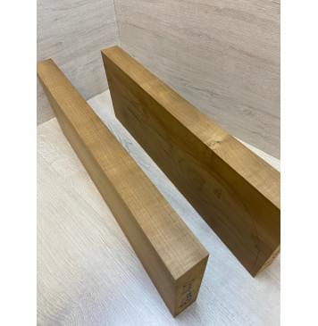 Клён Печёный 180 гр заготовка корпуса Тангент А 42.5х194х530 мм (2шт)-6