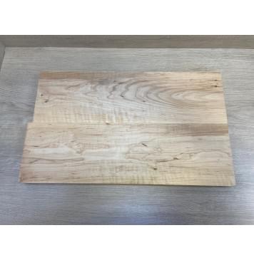 Ольха Волнистая заготовка корпуса для Тревел гитары Тангент АА Волна А 38.5х153х515-505 мм - 2 шт (АКЦИЯ)-1