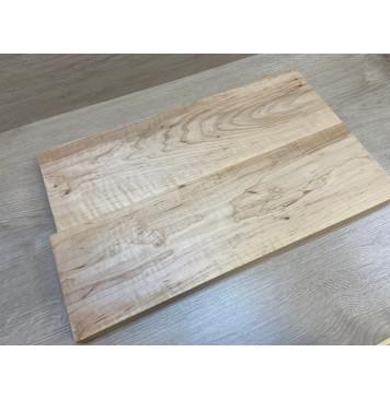 Ольха Волнистая заготовка корпуса для Тревел гитары Тангент АА Волна А 38.5х153х515-505 мм - 2 шт (АКЦИЯ)-3