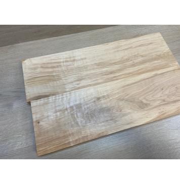 Ольха Волнистая заготовка корпуса для Тревел гитары Тангент АА Волна А 38.5х153х515-505 мм - 2 шт (АКЦИЯ)-5