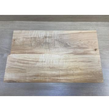 Ольха Волнистая заготовка корпуса для Тревел гитары Тангент АА Волна А 38.5х153х515-505 мм - 2 шт (АКЦИЯ)-7