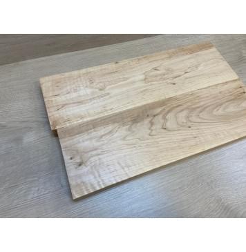 Ольха Волнистая заготовка корпуса для Тревел гитары Тангент АА Волна А 38.5х153х515-505 мм - 2 шт (АКЦИЯ)-11