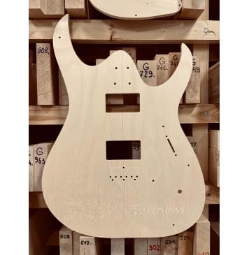 Mayones Duvell 6, Hipshot 6 String Fixed Guitar Bridge, 24 Frets, полный комплект для фрезеровки гитары, фанера 8мм Mayones Duvell 6, Hipshot 6 String Fixed Guitar Bridge, 24 Frets, полный комплект для фрезеровки гитары, фанера 8мм-2