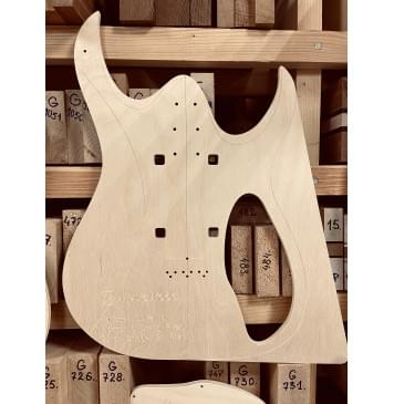 Mayones Duvell 6, Hipshot 6 String Fixed Guitar Bridge, 24 Frets, полный комплект для фрезеровки гитары, фанера 8мм Mayones Duvell 6, Hipshot 6 String Fixed Guitar Bridge, 24 Frets, полный комплект для фрезеровки гитары, фанера 8мм-5