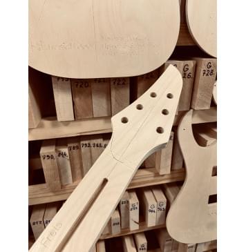 Mayones Duvell 6, Hipshot 6 String Fixed Guitar Bridge, 24 Frets, полный комплект для фрезеровки гитары, фанера 8мм Mayones Duvell 6, Hipshot 6 String Fixed Guitar Bridge, 24 Frets, полный комплект для фрезеровки гитары, фанера 8мм-8