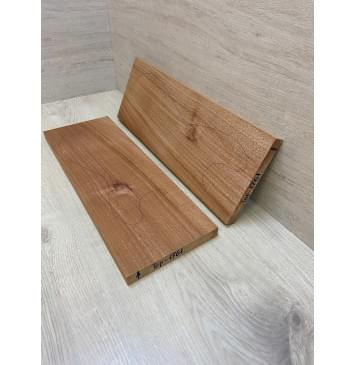 Махагон Кая заготовка на топ Радиал А 20х175х495 мм - 2 шт (книжкой) Уценка-сучок-2