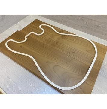 Клён Печёный 180 гр заготовка корпуса Тангент АА 40х170х535-522 мм (2шт)-2